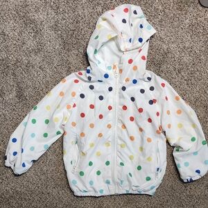 Colorful Polka Dot Hooded Jacket